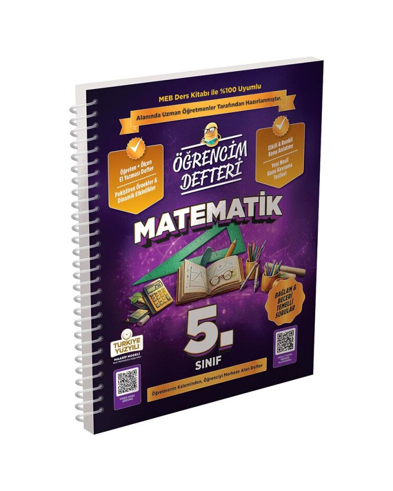 Murat 5. Sınıf Matematik Öğrencim Defteri
