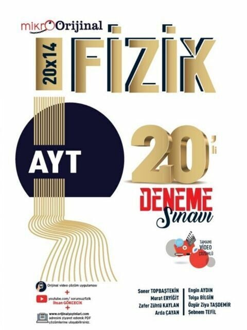 Mikro Orijinal Ayt 20Li Fizik Deneme