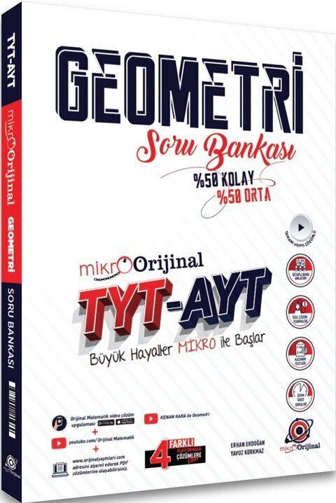 Mikro Orijinal Tyt Ayt Geometri Soru Bankası
