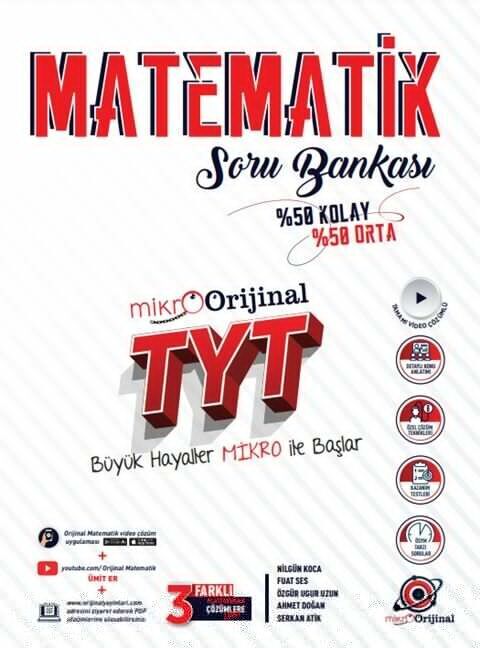 Mikro Orijinal Tyt Matematik Soru Bankası