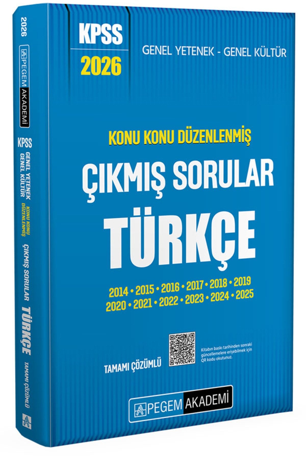 Pegem Türkçe KPSS ÇIKMIŞ SORULAR