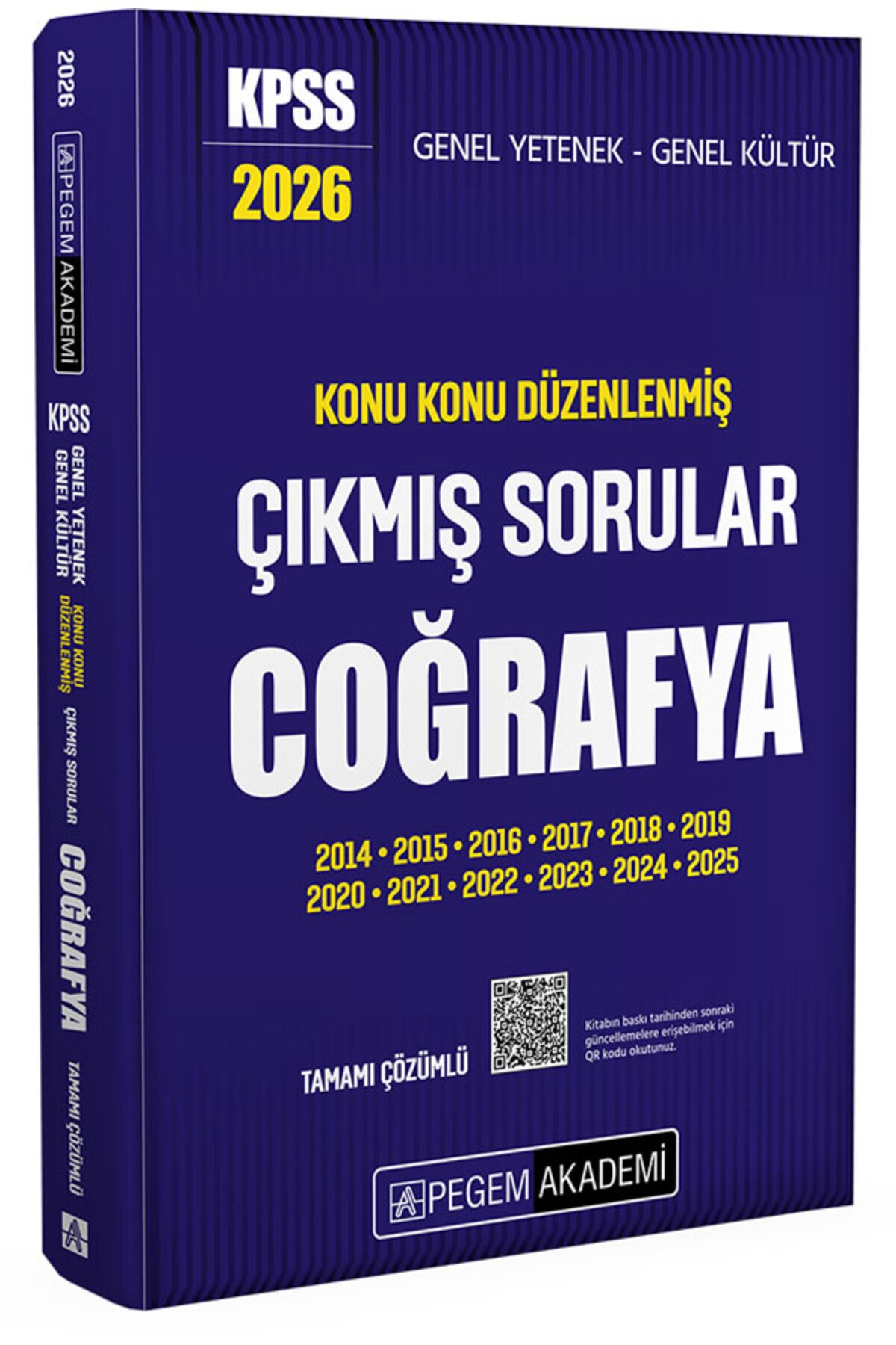Pegem Coğrafya KPSS ÇIKMIŞ SORULAR