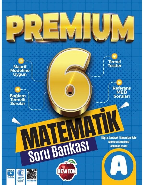 Newton 6. Sınıf Premium Matematik Soru Bankası