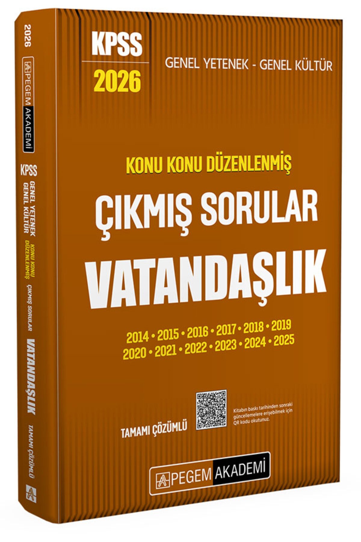 Pegem Vatandaşlık KPSS ÇIKMIŞ SORULAR