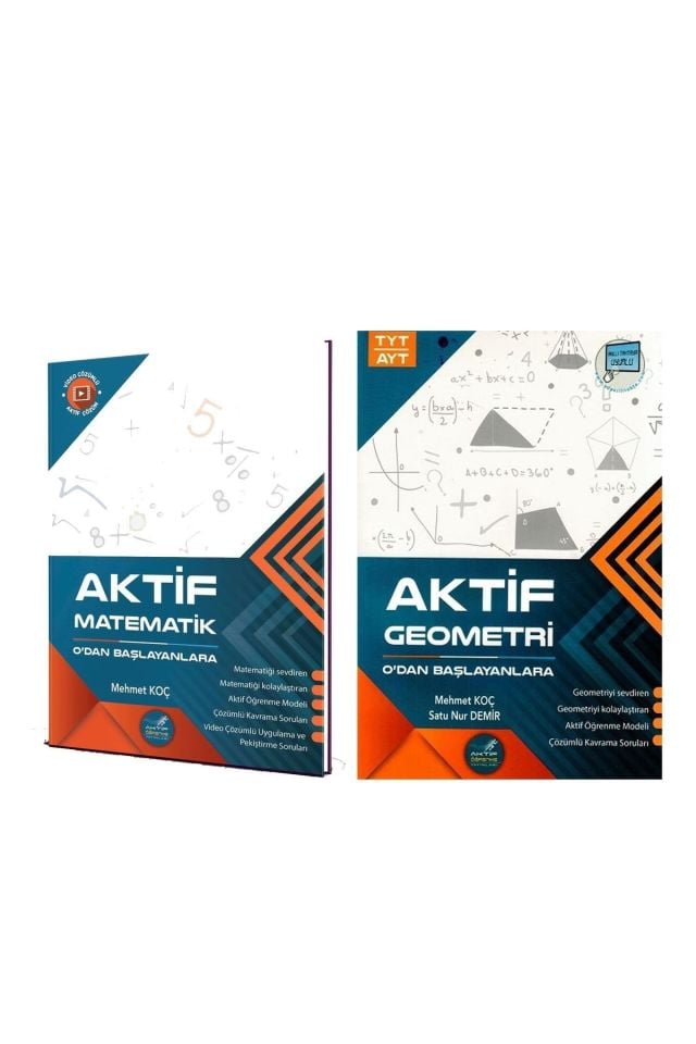 Aktif Öğrenme Tyt Matematik Ve Geometri 0 Dan Başlayanlara Seti 2 Kitap