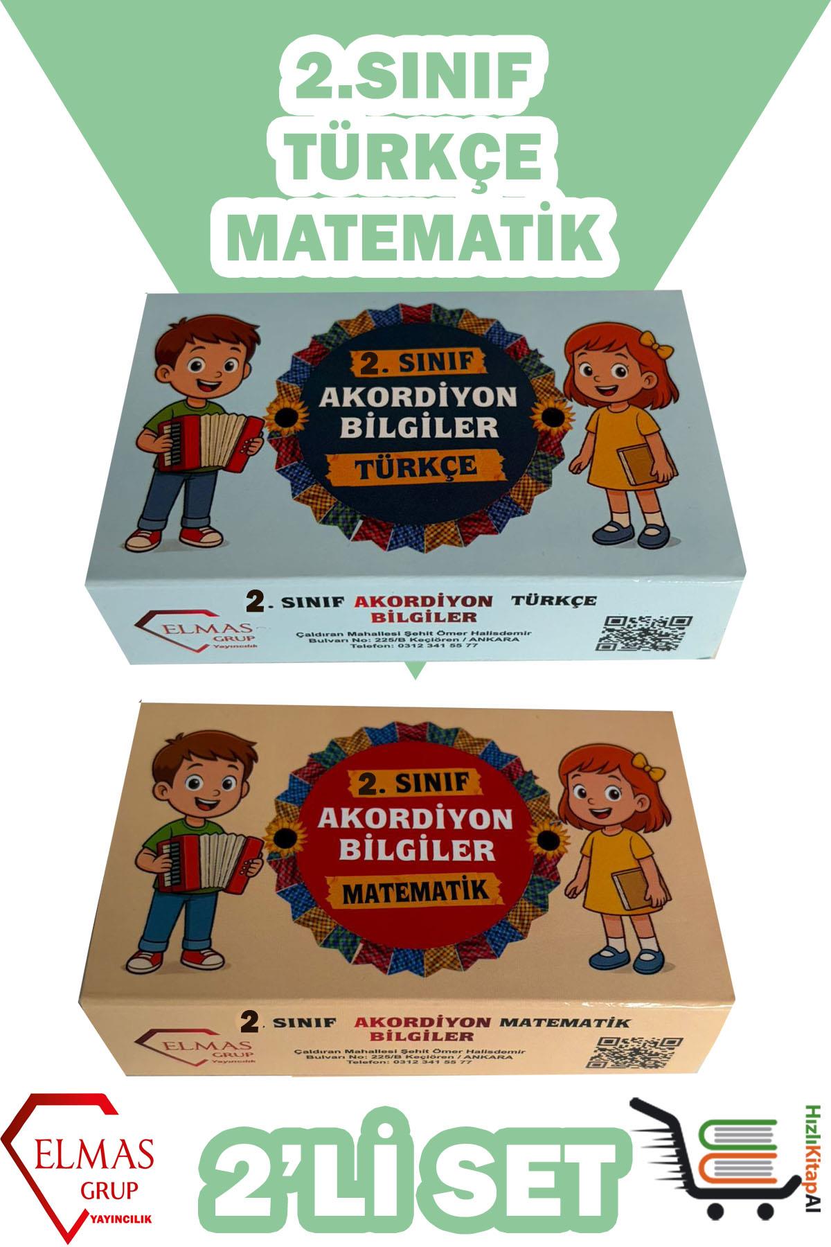 2. Sınıf Türkçe-Matematik Akordiyon Bilgiler Seti
