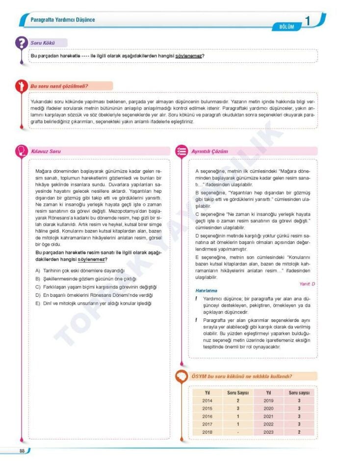 Toprak Paragraf Soru Bankası