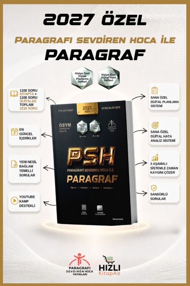 Paragrafı Sevdiren Hoca İle Paragraf TYT-AYT-MSÜ-KPSS-ALES
