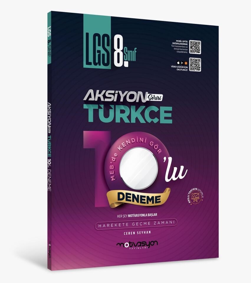 LGS 8. Sınıf Aksiyon Türkçe 10'lu Genel Deneme