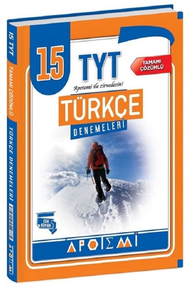 Apotemi Tyt Türkçe 15 Deneme 2023 model