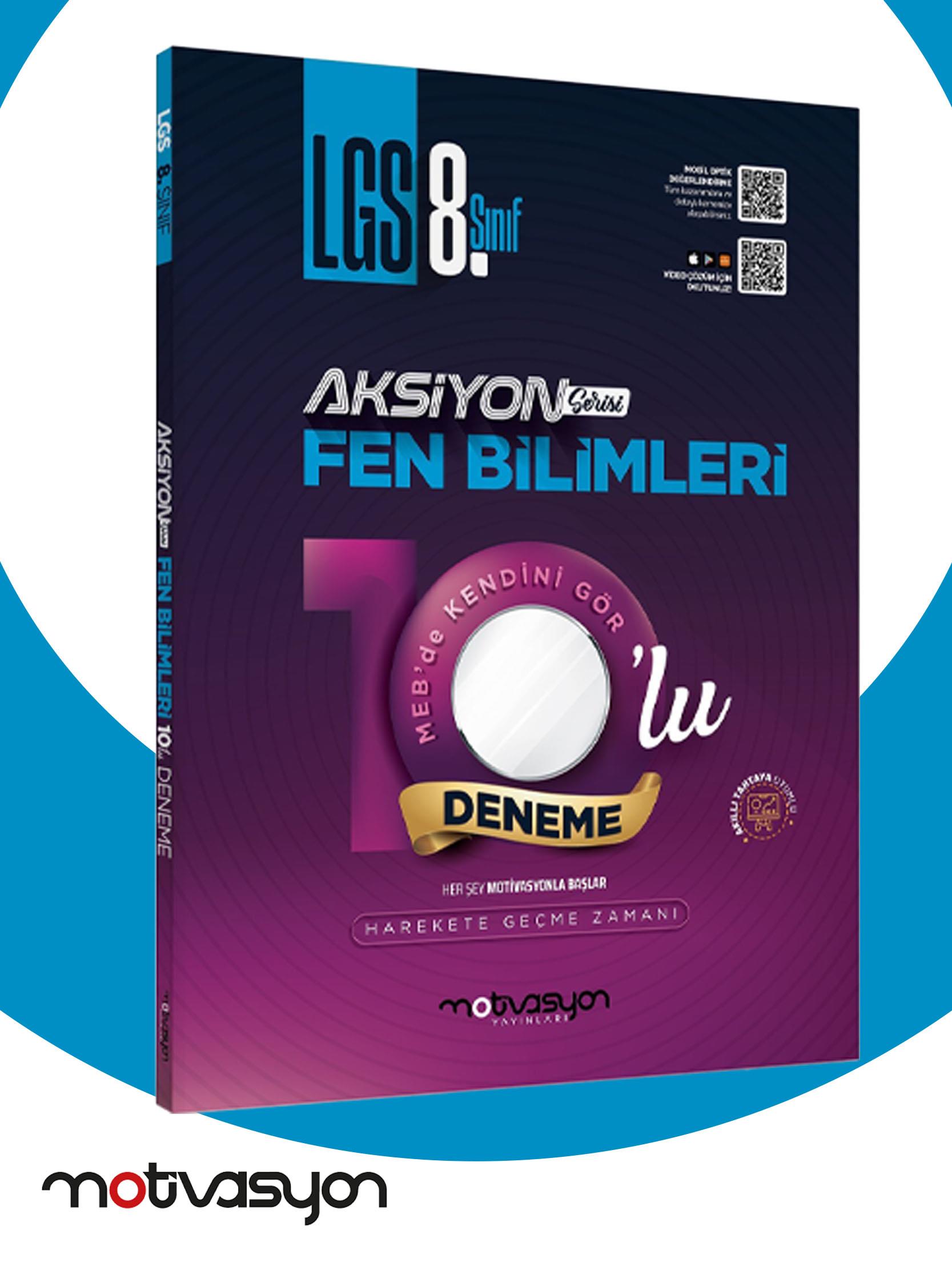 LGS 8. Sınıf Aksiyon Fen Bilimleri 10'lu Genel Deneme