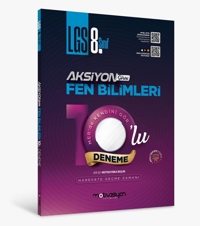 LGS 8. Sınıf Aksiyon Fen Bilimleri 10'lu Genel Deneme