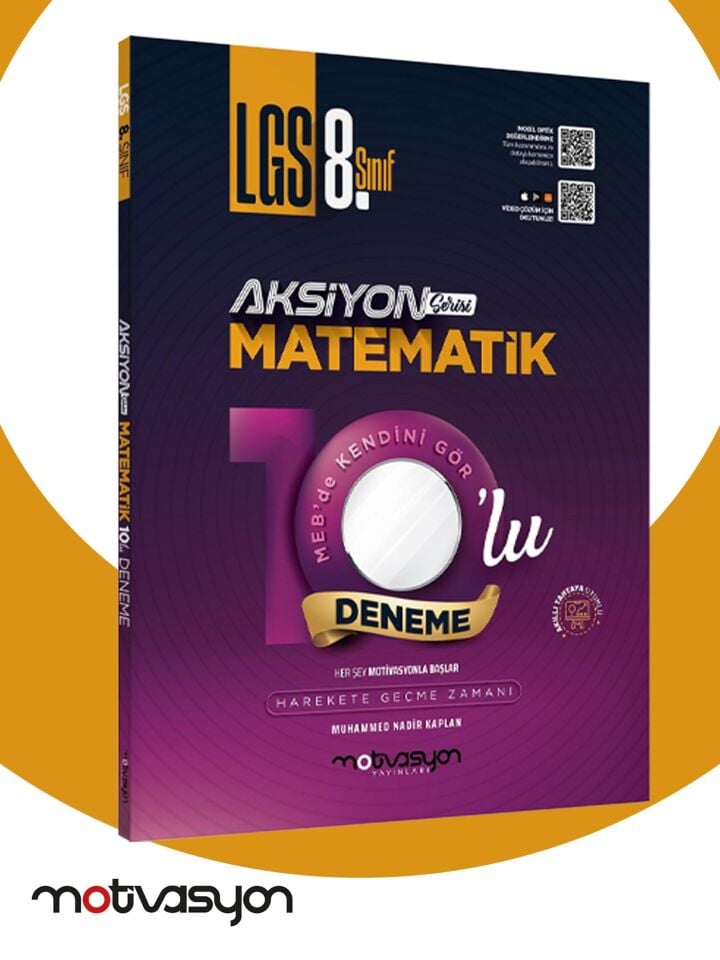 LGS 8. Sınıf Aksiyon Matematik 10'lu Genel Deneme