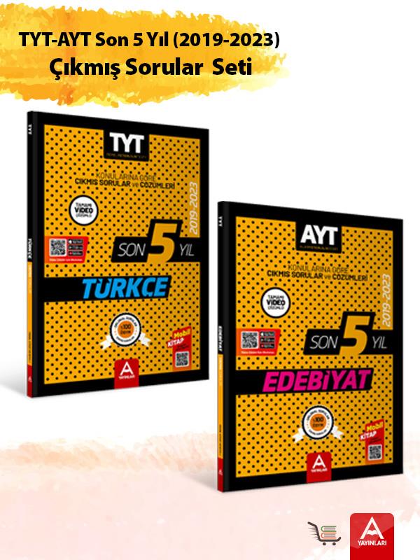 TYT Türkçe AYT Edebiyat Son 5 Yıl Çıkmış Sorular Seti Ders-Ders ve Konu-Konu Sırlanmış 2020-2024