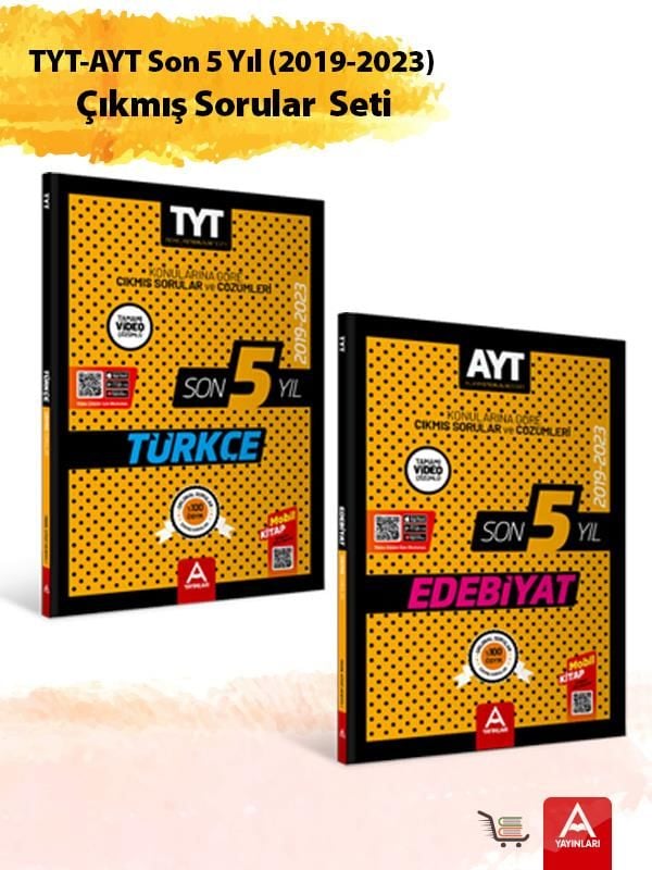 TYT Türkçe AYT Edebiyat Son 5 Yıl Çıkmış Sorular Seti Ders-Ders ve Konu-Konu Sırlanmış 2020-2024