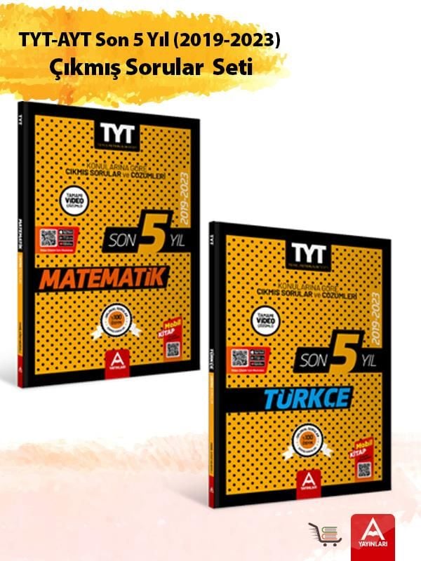 TYT Türkçe-Matematik Son 5 Yıl Çıkmış Sorular Seti Ders-Ders ve Konu-Konu Sırlanmış 2020-2024