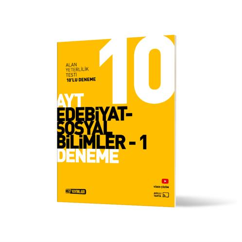 Hız AYT Türk Edebiyatı - Sosyal Bilimler 1 10'lu Deneme