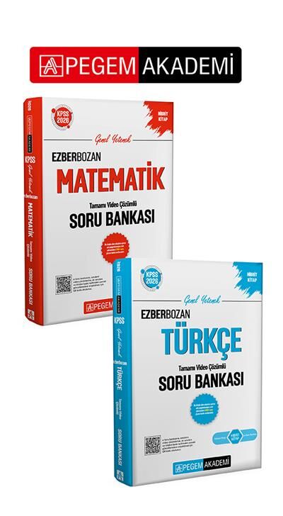 2026 KPSS Türkçe-Matematik Ezberbozan Soru Bankası Seti