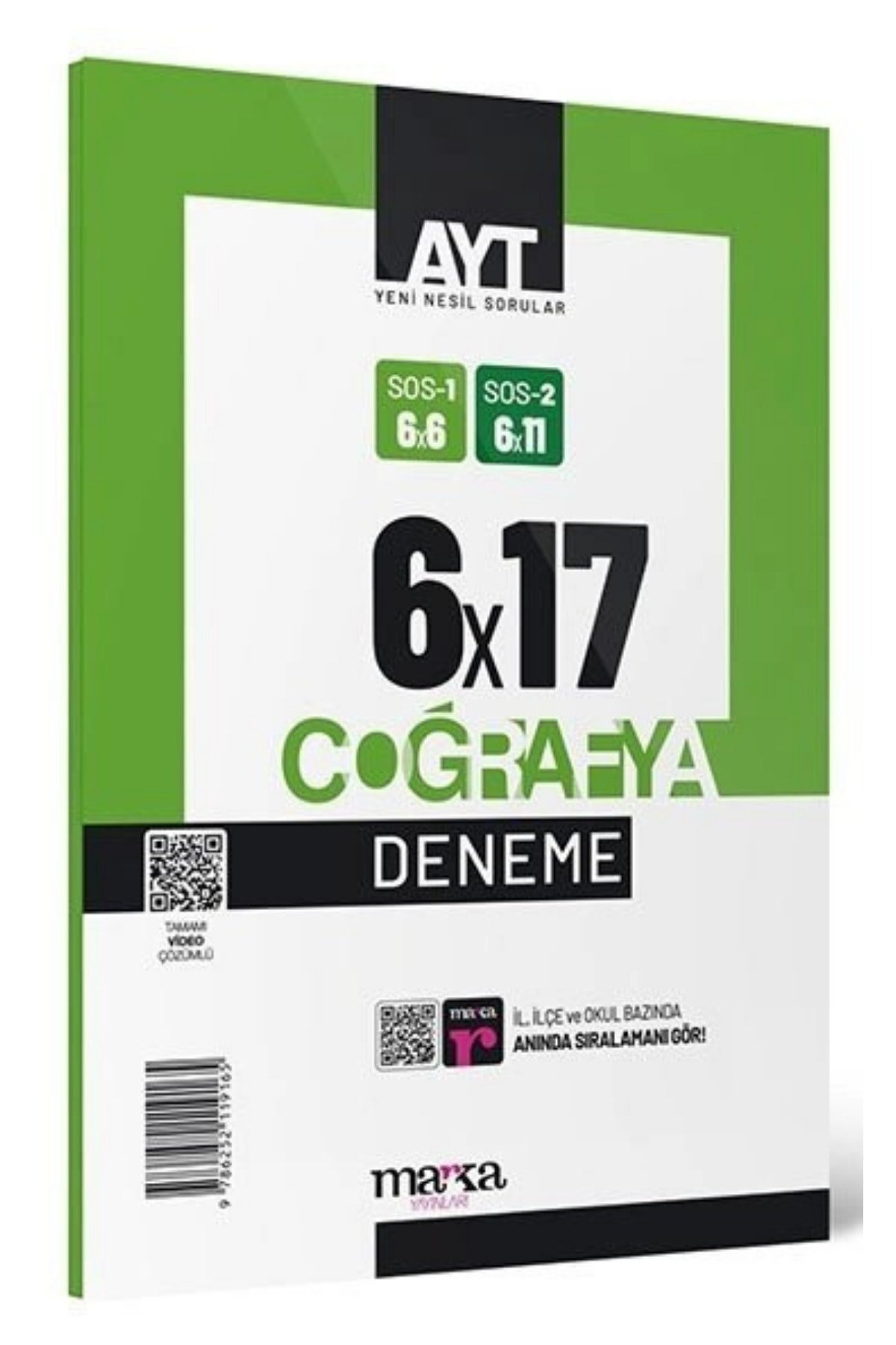 Marka AYT Coğrafya 6x17 Deneme