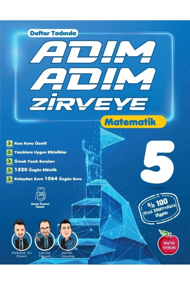 Newton 5. Sınıf Adım Adım Matematik Etkinlikli Konu Anlatımlı  Soru Bankaları