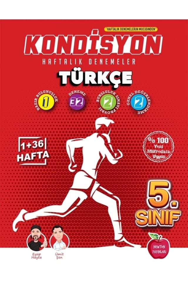 Newton 5. Sınıf Kondisyon Türkçe Haftalık Kazanım Denemeleri 37 Hafta