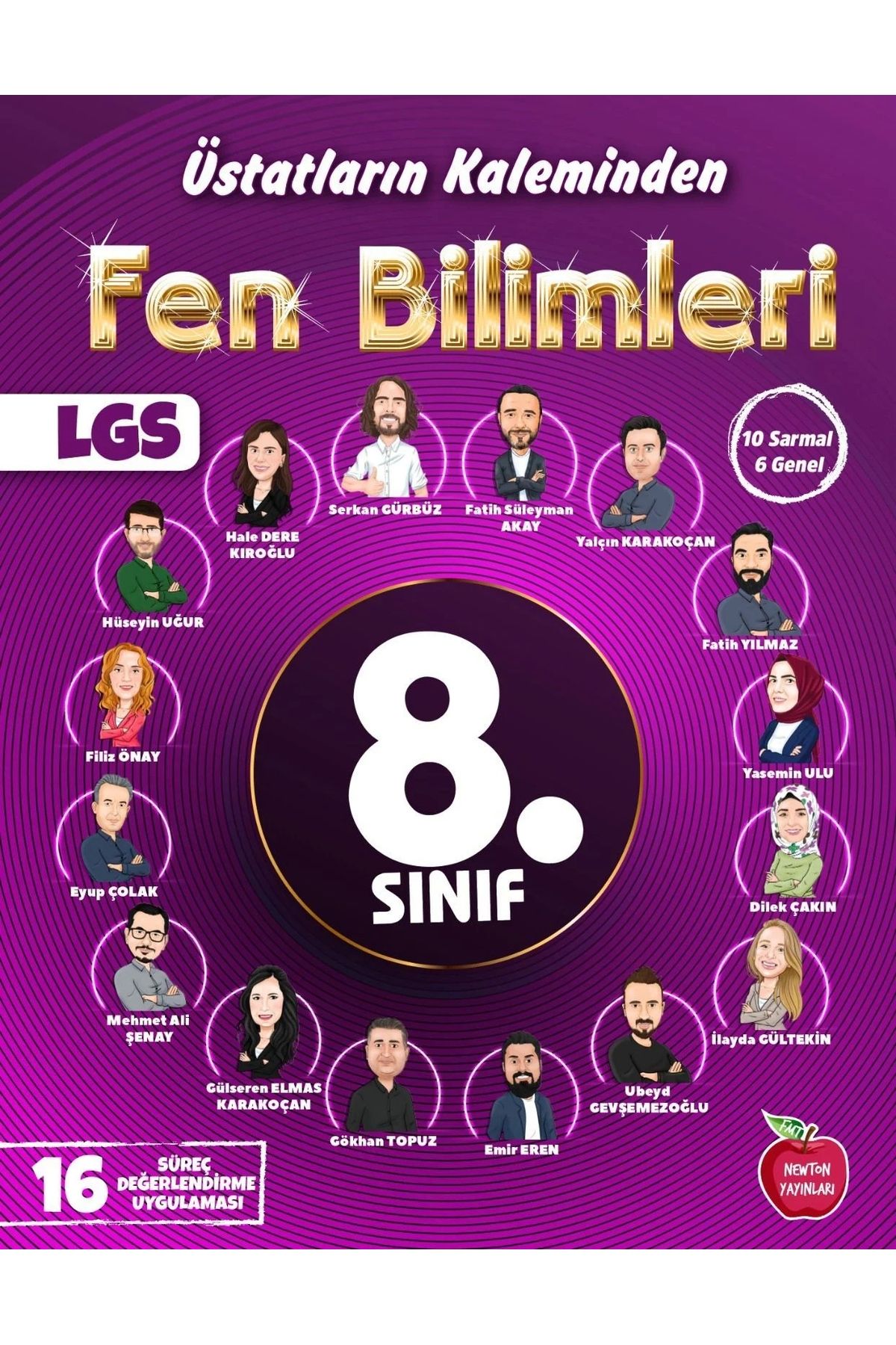 Newton 8. Sınıf  Fen Bilimleri Üstatların Kaleminden Yıllık 16 Süreç Değerlendirme