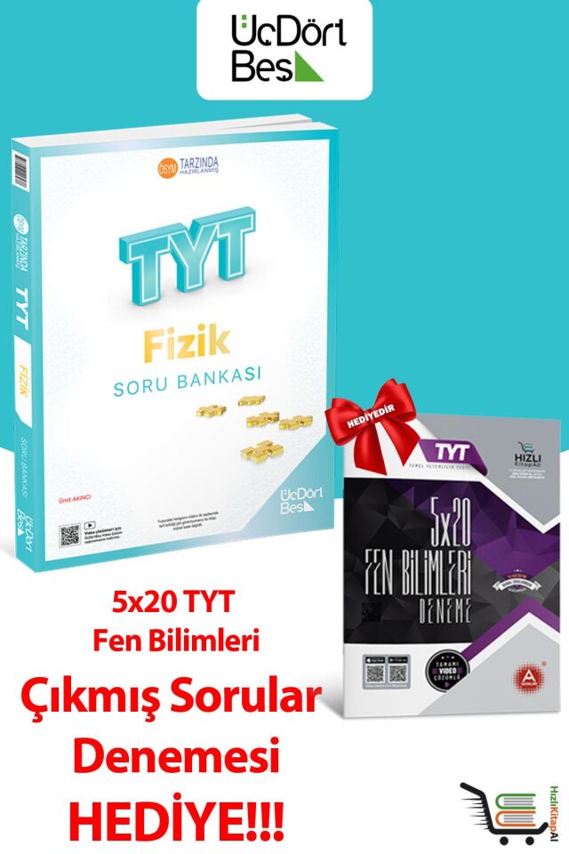 Güncel Model TYT Fizik Çıkmış Sorular Hediyeli!