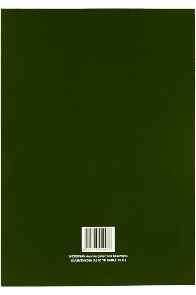 Meteksan Klasik Bloknot KARELİ A5 50 Yaprak Karton Kapak
