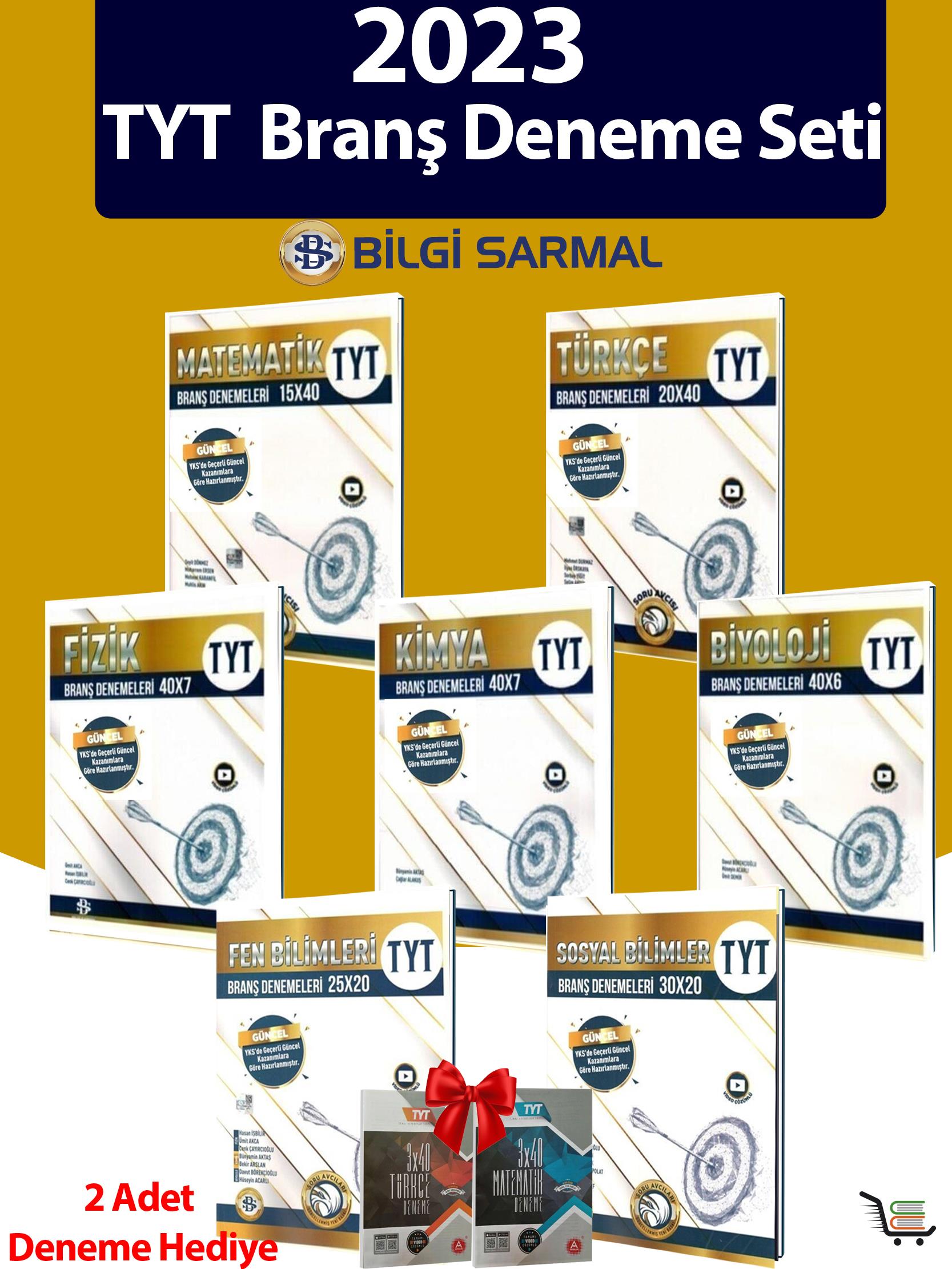 Bilgi Sarmal TYT Full Branş Deneme ve Türkçe-Matematik Çıkmış Sorular Denemesi Hediye