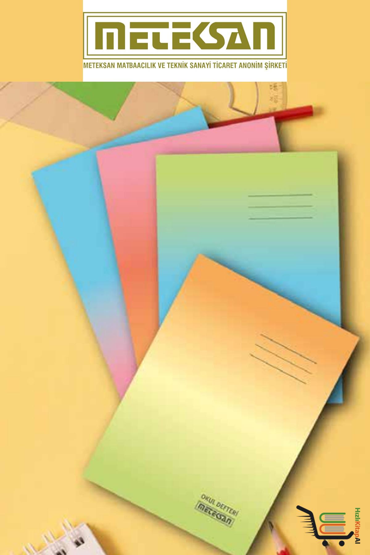 Meteksan Okul A5 60 Yaprak DÜZ Karton Kapak