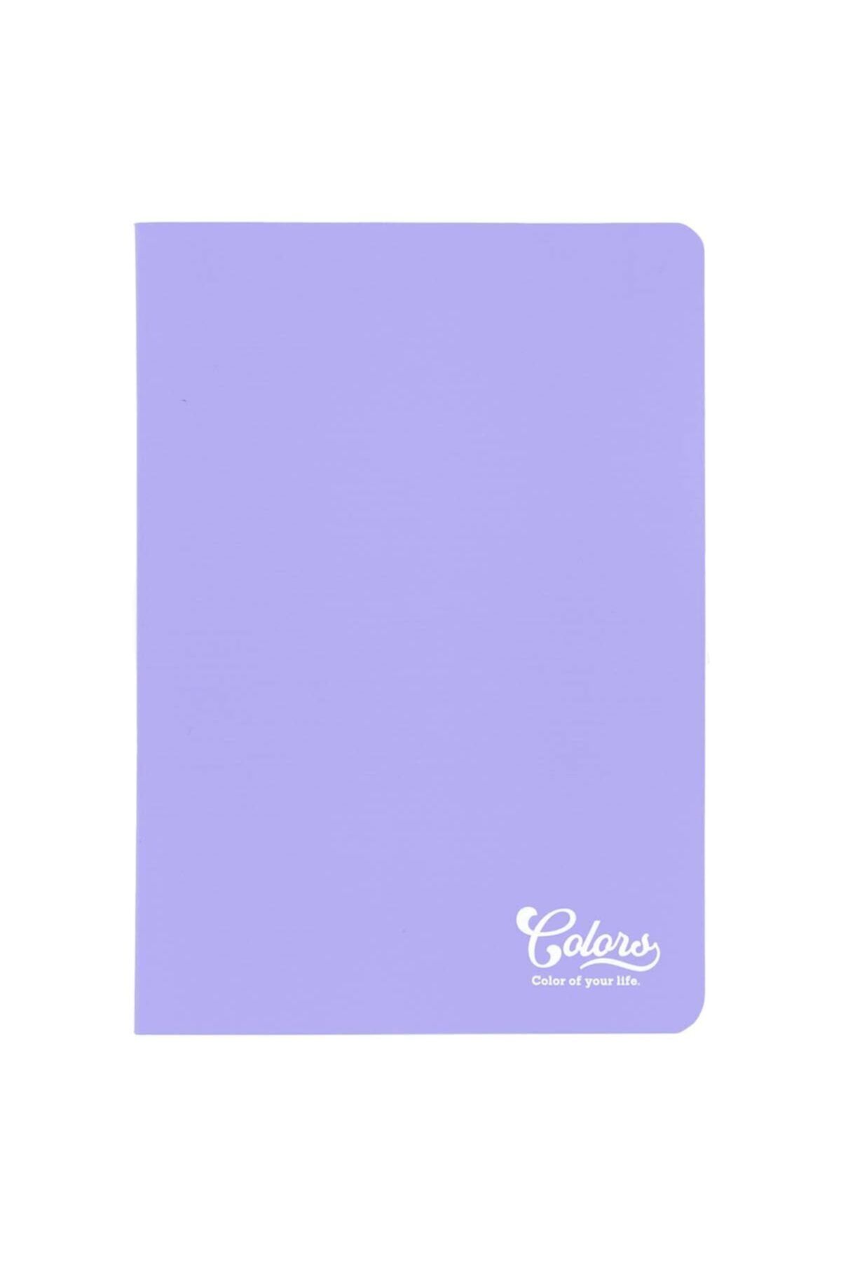 Colors A5 40 Yaprak KARELİ Karton Kapak Mor