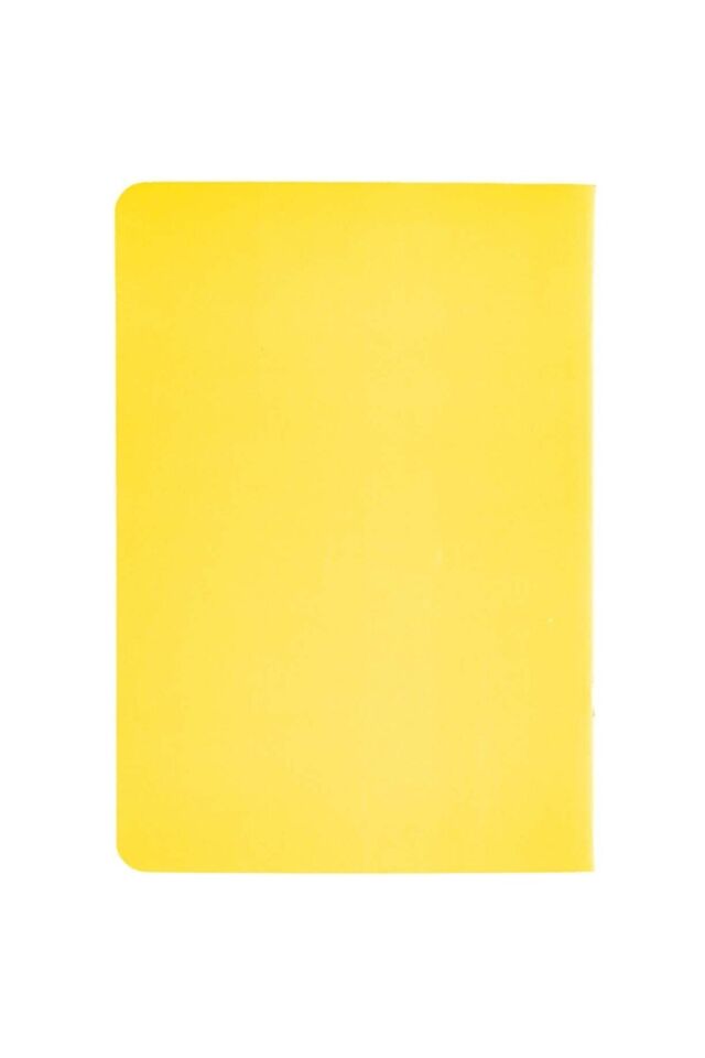 Colors A5 40 Yaprak KARELİ Karton Kapak Sarı