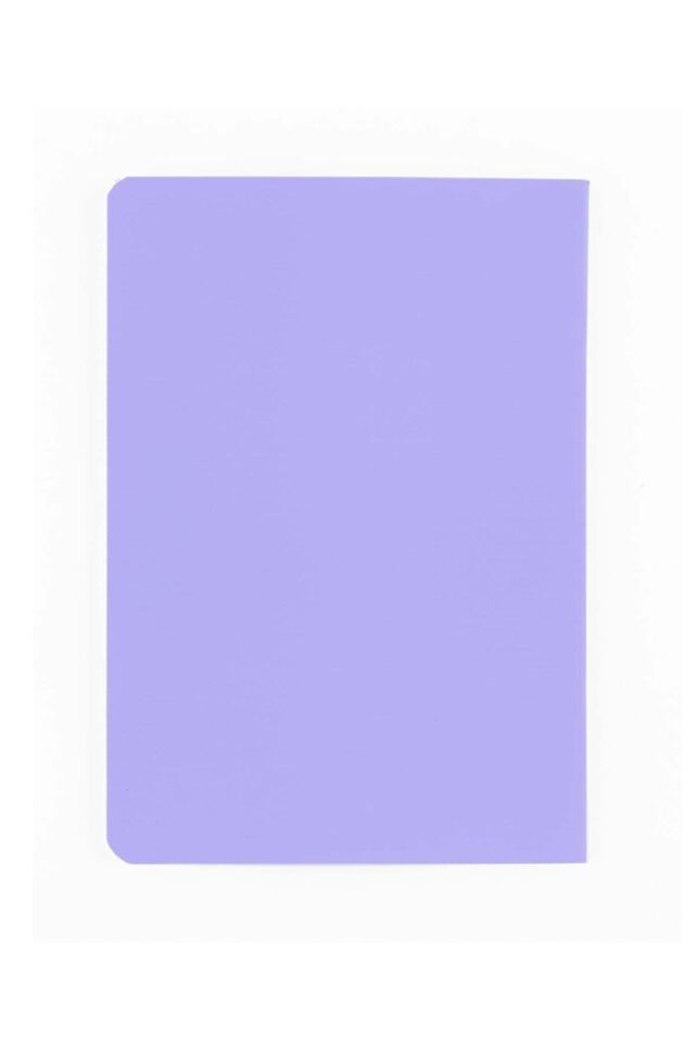 Colors A5 40 Yaprak ÇİZGİLİ Karton Kapak Mor