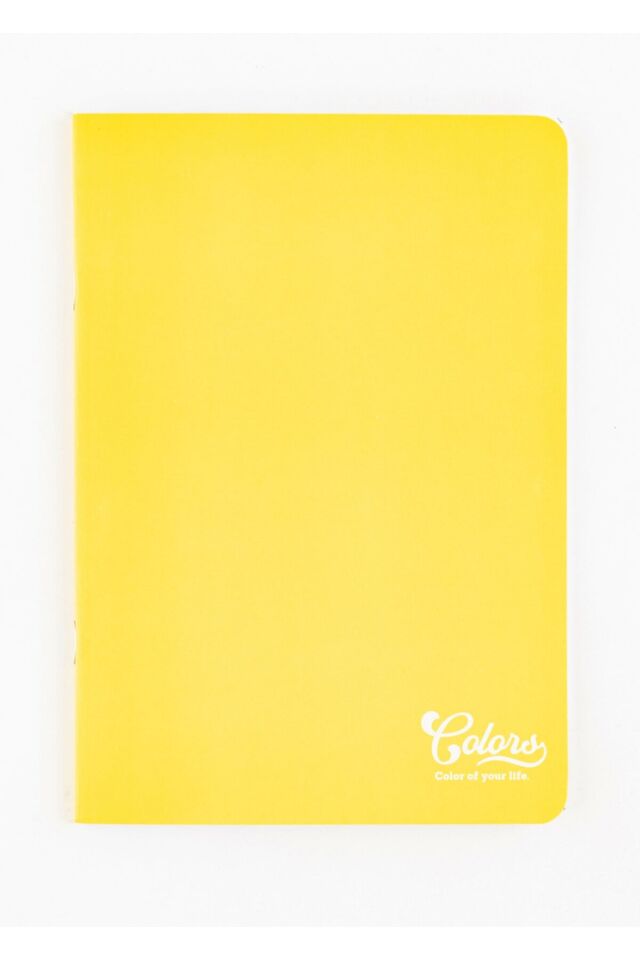 Meteksan Colors A5 60 Yaprak ÇİZGİLİ Karton Kapak Sarı