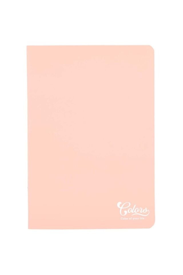 Meteksan Colors A5 40 Yaprak ÇİZGİLİ Karton Kapak Somon