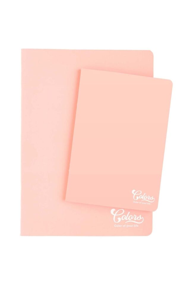 Meteksan Colors A5 40 Yaprak KARELİ Karton Kapak Somon