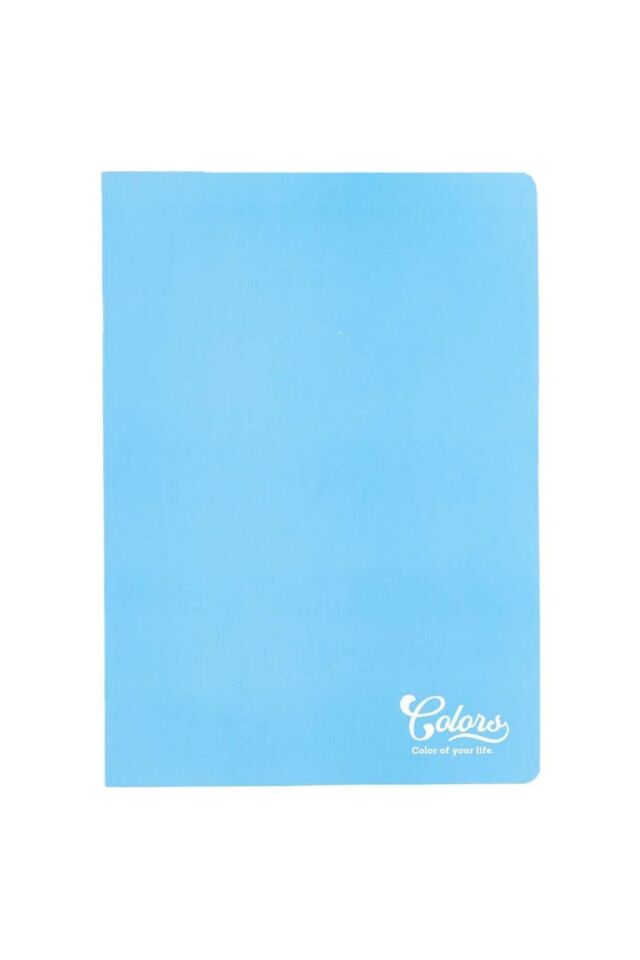 Meteksan Colors A5 60 Yaprak ÇİZGİLİ Karton Kapak Mavi
