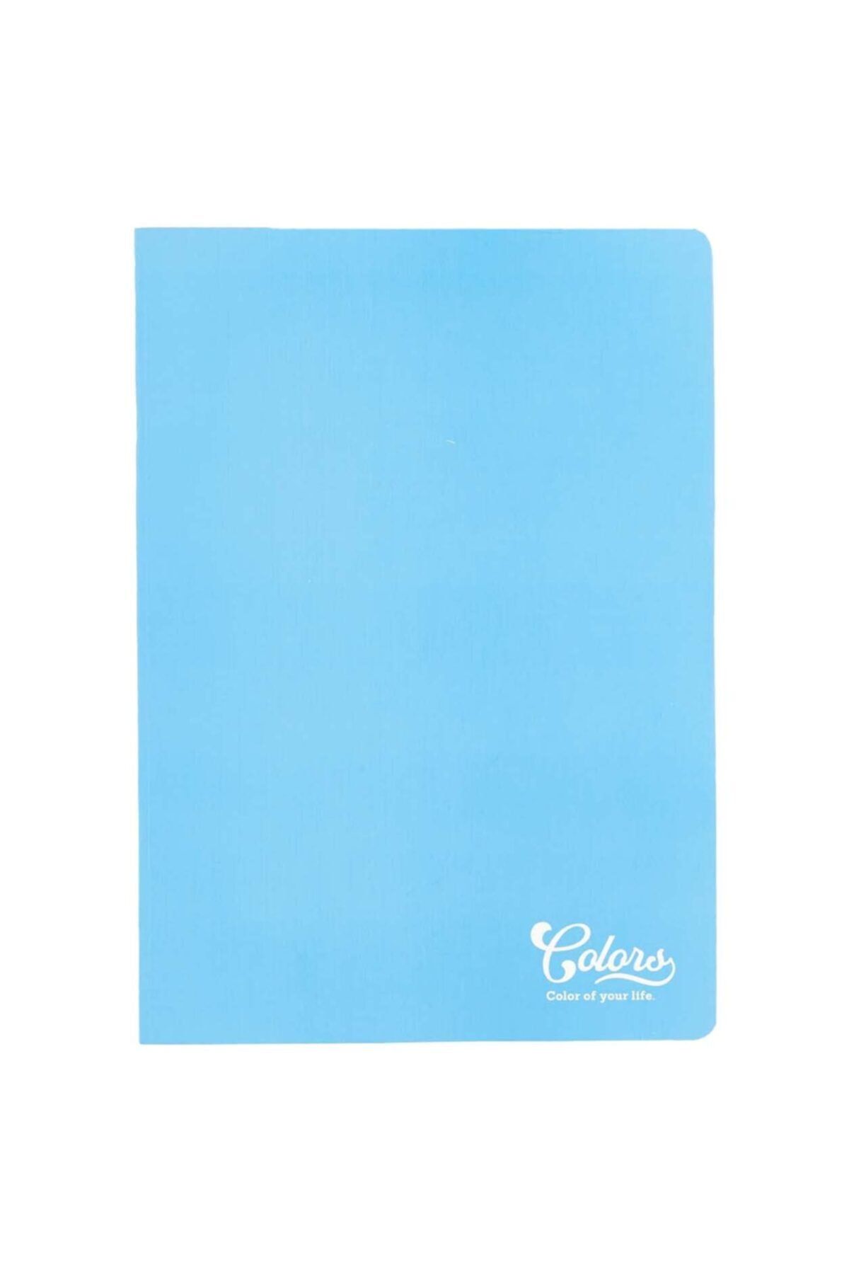 Colors A5 40 Yaprak ÇİZGİLİ Karton Kapak Mavi