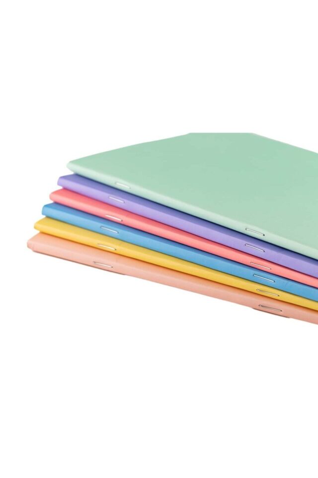 Colors A5 60 Yaprak ÇİZGİLİ Karton Kapak Somon