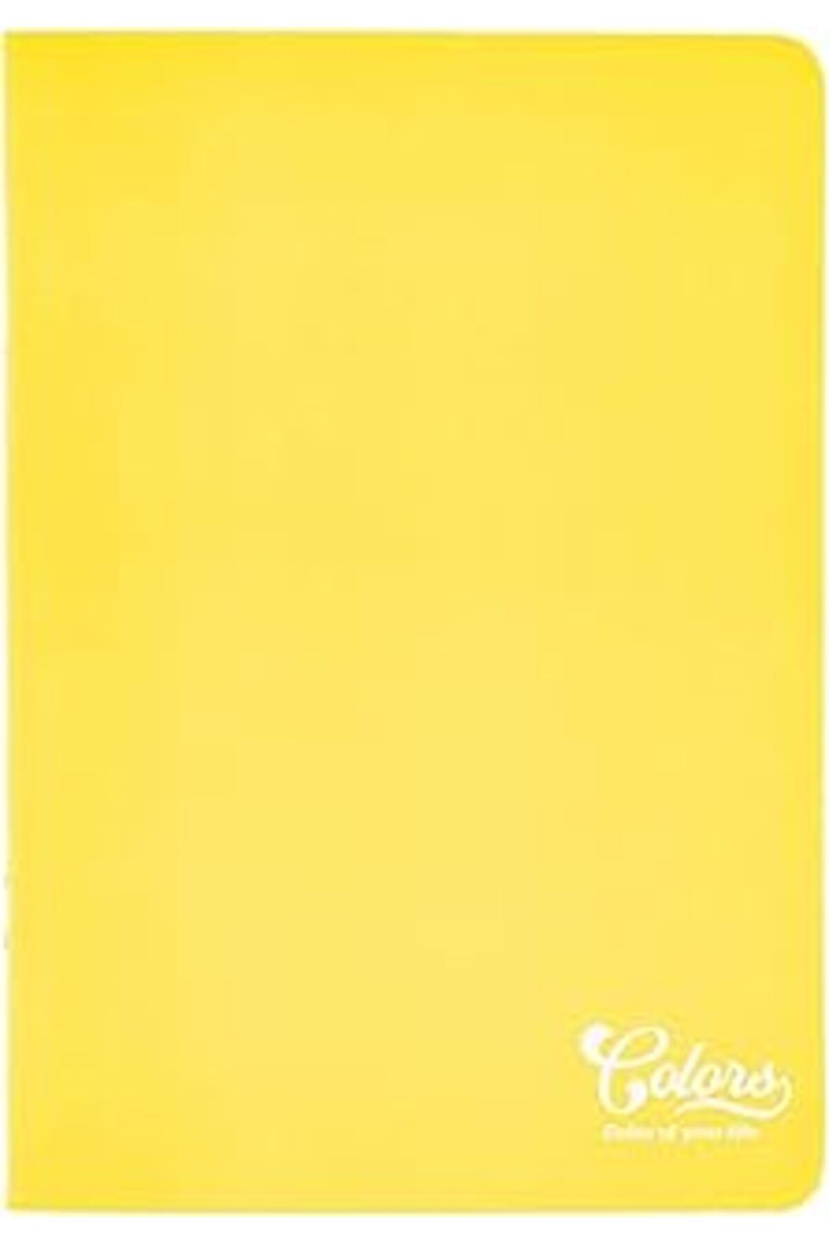 Meteksan Colors A5 60 Yaprak KARELİ Karton Kapak Sarı