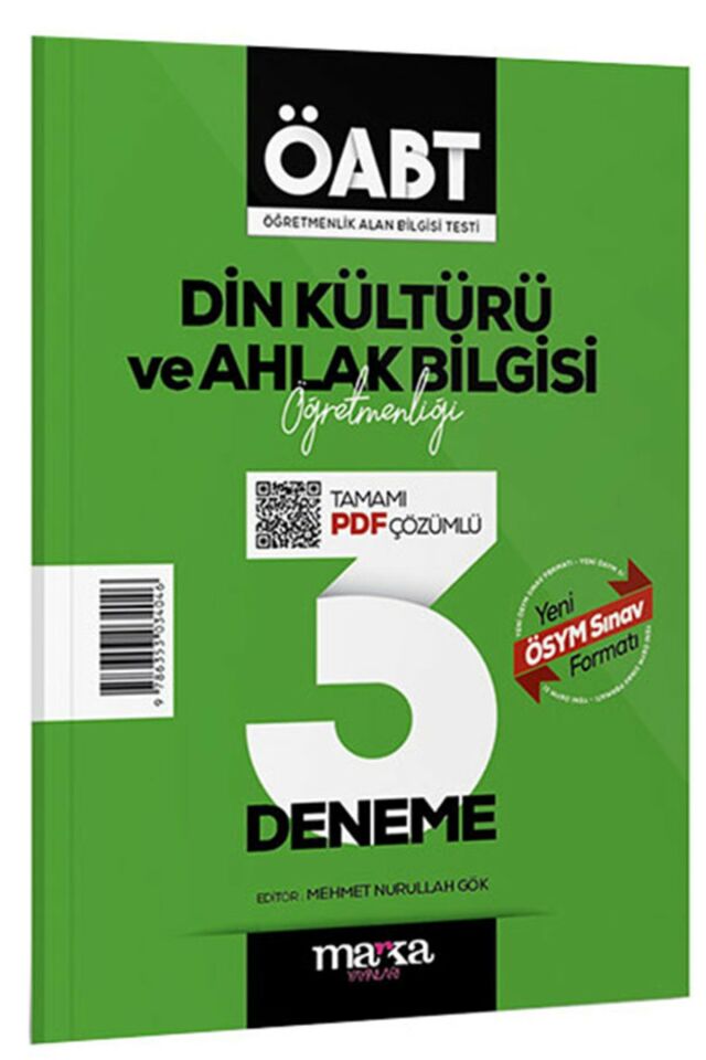 Marka Din Kültürü Ve Ahlak Bilgisi Öğretmenliği Tamamı Çözümlü 3 Deneme